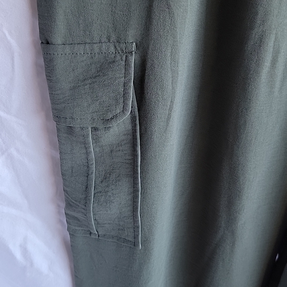CARGO pant with paperbag waist - Picture 3 of 8